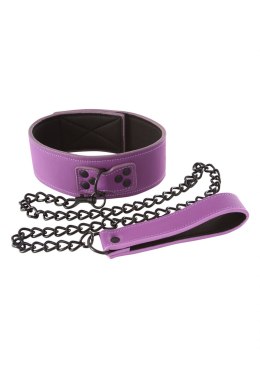 Wiązania-LUST BONDAGE COLLAR PURPLE NS Novelties