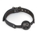 Knebel-Ball Gag With PVC Ball - Black Easytoys