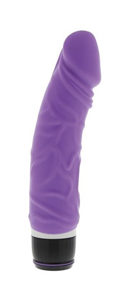 Wibrator realistyczny - penis z wibracjami silikon fiolet Dream Toys