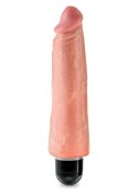 Wibrator-KING COCK 8"""" VIBR STIFFY FLESH