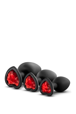 Zestaw-LUXE BLING PLUGS TRAINING KIT RED GEMS Blush