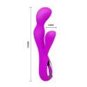 Masażer łechtaczki wibrator punkt G 19cm USB 10trybów Pretty Love