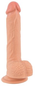 Realistyczny elastyczny penis dildo z jądrami 21cm Realistixxx