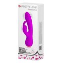 Wibrator królik stymulacja łechtaczki pamięć 17cm 12 trybów USB Pretty Love