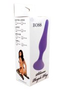 Korek analny plug silikonowy przyssawka 12 cm Boss Series HeavyFun