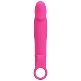 Wibrator klasyczny realistyczny penis 15cm 10 trybów Pretty Love