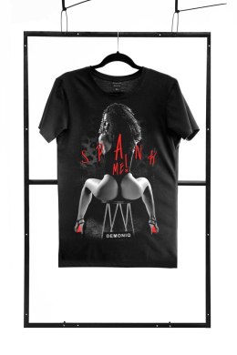 T-shirt men black M regular Demoniq