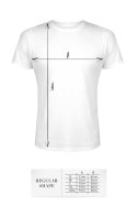 T-shirt men white M regular Demoniq