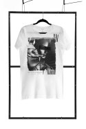 T-shirt men white S regular Demoniq