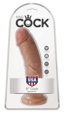 King Cock 8 inch Skin-coloured King Cock