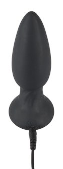 Korek analny rotujący zatyczka pilot 14cm 7trybów Black Velvets