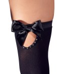 Pończochy samonośne czarne M/3 Cottelli LEGWEAR