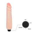 Realistyczny elastyczny wibrator jak penis 25cm BAILE