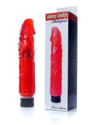 Wibrator realistyczny jak penis naturalny 22cm czerwony Boss Series Easy-Love