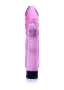 Wibrator realistyczny jak penis naturalny 22cm fioletowy Boss Series Easy-Love