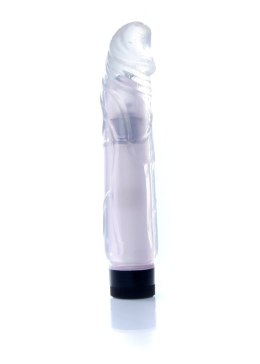 Wibrator realistyczny jak penis naturalny 22cm przezroczysty Boss Series Easy-Love