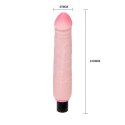 Wibrator realistyczny penis z jądrami 24cm BAILE