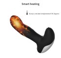 Wibrator-Silicone Massager USB 7 Function + Pulsator / Heating BLACK Boss Series Fox