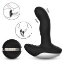 Wibrator-Silicone Massager USB 7 Function + Pulsator / Heating BLACK Boss Series Fox