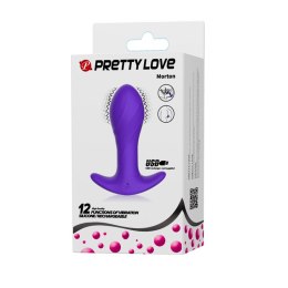 PRETTY LOVE - MORTON Anal Plug Massager 12 Functions USB Pretty Love