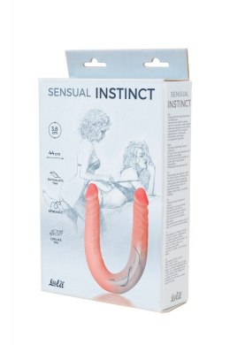 Dildo dwustronne penis członek cyberskóra 44cm