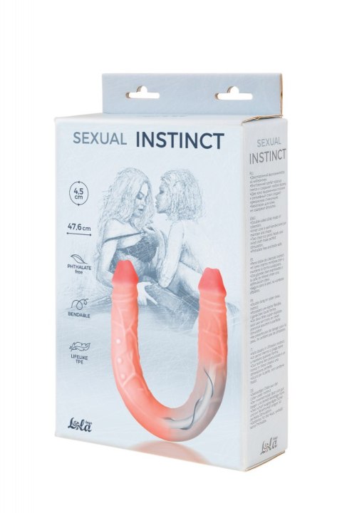 Dildo podwójne wyginane realistyczne penis 47cm