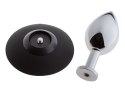 MALESATION Alu-Plug with suction cup large, chrome Malesation