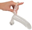 Przedłużka penisa z wibracją - Crystal Clear Vibrating Sleeve Crystal