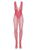 Bodystocking otwarte w kroku Obsessive N112 XL/XXL Obsessive