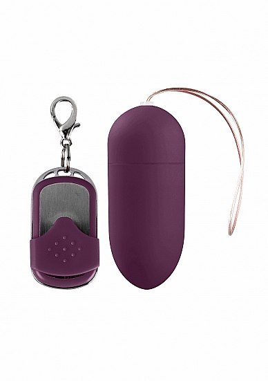 10 Speed Remote Vibrating Egg - Big - Purple ShotsToys