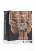 Kajdanki Leather Hand And Legcuffs - Black Ouch!