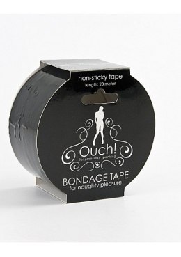 Taśma BDSM Bondage Tape - Black Ouch!