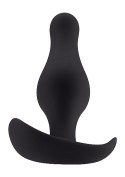 Butt Plug with Handle - Medium - Black ShotsToys