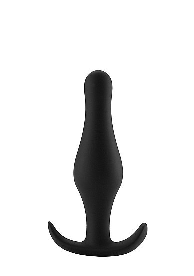 Butt Plug with Handle - Small - Black ShotsToys