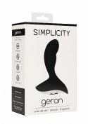 WIBRATOR ANALNY GERON Anal vibrator - Black Simplicity