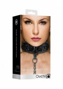 Luxury Collar with Leash - Black Ouch!