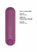 10 Speed Rechargeable Bullet - Purple Be Good Tonight