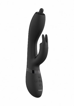 Nilo - Pinpoint Rotating G-spot Rabbit - Black Vive