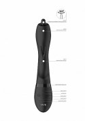 Nilo - Pinpoint Rotating G-spot Rabbit - Black Vive