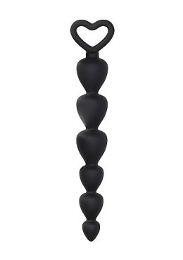 Silicone Anal Beads - Black ShotsToys