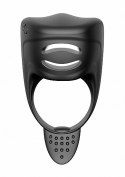 Cock Ring - C-spot Massager - Black ElectroShock