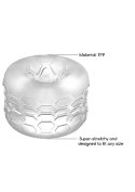 N0. 94 - Reversible Masturbator and Bumper - Transparent Sono