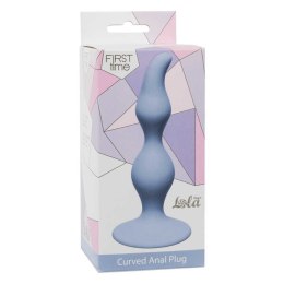 Plug-Curved Anal Plug Blue Lola Toys