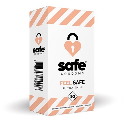 SAFE - Condooms Voelen Veilig Ultra Dun (10 stuks) Safe