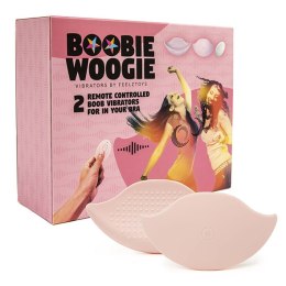 FeelzToys - Boobie Woogie Op afstand bedienbare Boob Vibrators (2 stuks) FeelzToys