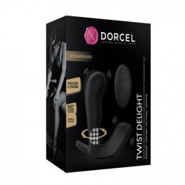 Korek analny rotacja DORCEL Twist Delight 10 trybów 11cm Dorcel