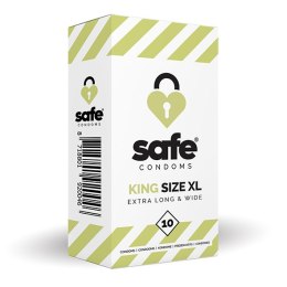 SAFE - Condooms King Size XL Extra Lang & Wijd (10 stuks) Safe