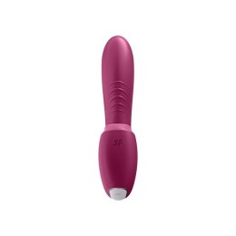 Masażer łechtaczki punktu G apka Satisfyer Sunray bordowy Satisfyer