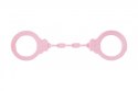 Kajdanki-Silicone Handcuffs Party Hard Suppression Pink Lola Games