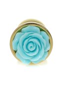 Plug-Jewellery Gold PLUG ROSE- Light Blue Boss Series HeavyFun